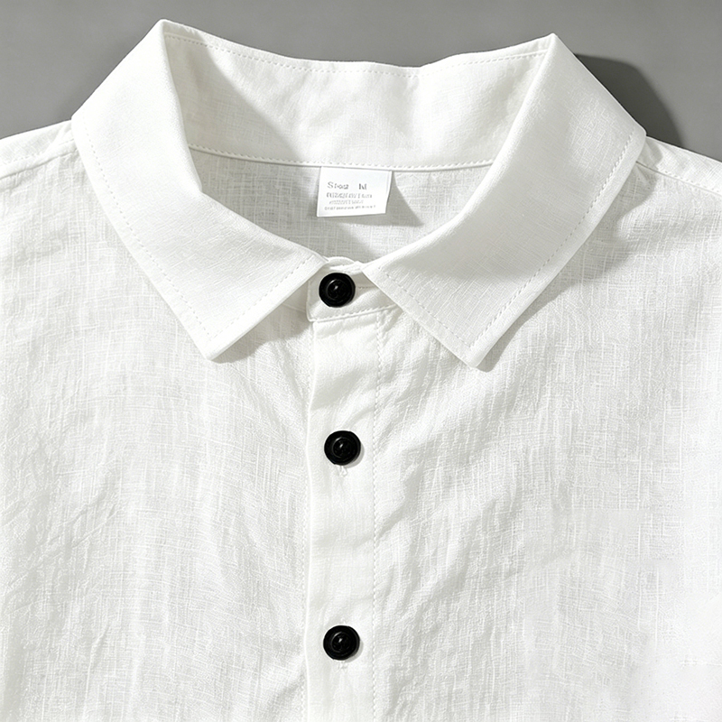 Men Linen Two Piece Outfit Sho - Shirt Camp Collar review and price