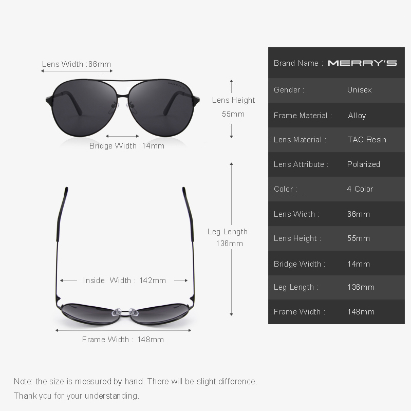 MERRYS DESIGN Men/Women Classi - Sunglasses Aviator Polarized review and price
