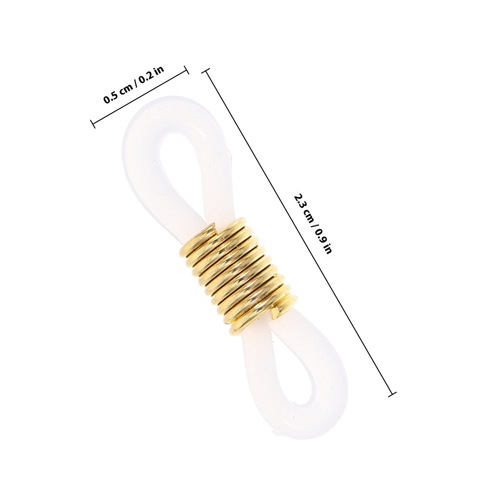 100Pcs Silicone Iron Eyeglass  - Sunglass Retainer Cord review and price